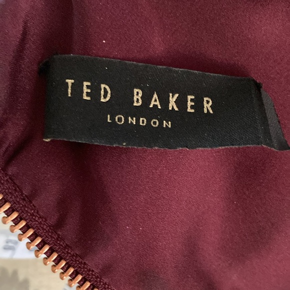 Ted Baker Tarala Bodycon Knit Dress, Maroon, Small - Picture 8 of 11